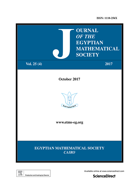 Go to journal home page - Journal of the Egyptian Mathematical Society